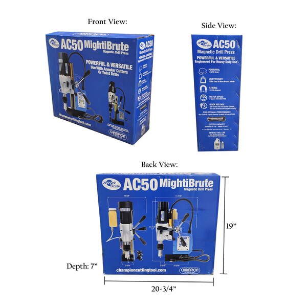 Rotobrute Mightibrute Drill Press Spring Creek Products